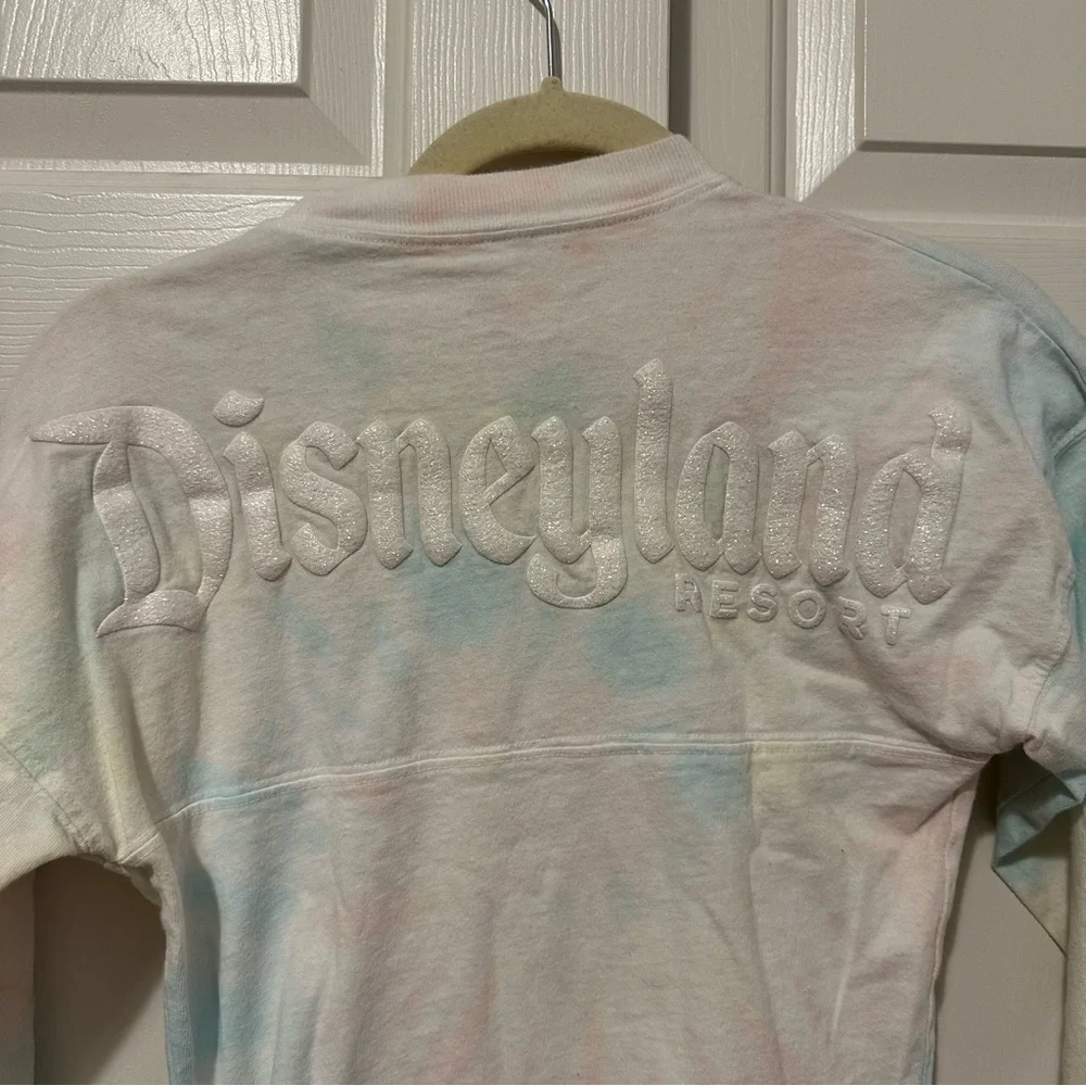 Disneyland Spirit Jersey Pastel Tie Dye Sz S 5/6  Long Sleeve Disney Parks Youth